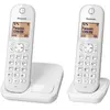Image de Panasonic KX-TGC412FRW - Téléphone sans fil avec ID d'appelant/appel en instance - DECT\GAP - blanc + combiné supplémentaire