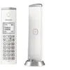 Image de Panasonic KX-TGK220 - Téléphone sans fil - système de répondeur avec ID d'appelant - DECT\GAP - (conférence) à trois capacité d'appel - blanc