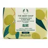 Image de The Body Shop, Nettoyant pour le visage, - Savon solide pour le visage et le corps Olive (Barre nettoyante visage et corps) (Lingettes nettoyantes pour le visage, 94 g)