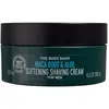 Image de The Body Shop, Mousse + gel à raser, Crème de rasage adoucissante Maca Root & Aloe (200 ml, Crème à raser)