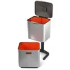 Image de Poubelle de tri sélectif Totem 60L Inox - Joseph Joseph - Gris - Inox