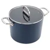 Image de JOSEPH JOSEPH Space Poêle antiadhésive avec couvercle et poignée pliante 25 cm Bleu