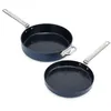 Image de Set de 2 poeles Joseph Joseph 24 et 28cm Bleu