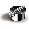 Image de Joseph Joseph 3er Set Space Steel Stielkasserolle, Poêle + casserole, Argent