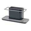 Image de Rangement d'évier caddy Sink tidy grand modèle gris - Joseph Joseph - Gris - Plastique