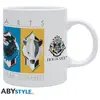 Image de ABYstyle Harry Potter Tazza Subli 320ml House Crests Simple, Tasse, Multicolore