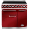 Image de Piano De Cuisson Induction Falcon Deluxe 900 F900dxeird/n-eu Rouge Cerise Nickel