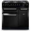 Image de Piano Mixte Aga Master Chef Deluxe Mdx90dfblk/-eu Noir Chrome