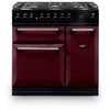 Image de Piano Mixte Aga Master Chef Deluxe Mdx90dfcby/-eu Rouge Airelle Chrome