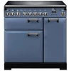 Image de Piano Induction Falcon Leckford Deluxe Lkd90eisb/c-eu Roche Bleue Chrome