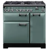 Image de Piano Mixte Falcon Leckford Deluxe Lkd90dfmg/c-eu Vert Minéral Mat Chrome