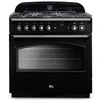 Image de Piano De Cuisson Mixte Falcon Clas90fxdfbl/c-eu Noir Chrome