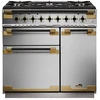 Image de Piano Mixte Falcon Elise Luxe Els90dfss/be-eu Inox Et Noir Laiton
