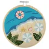 Image de Kit de Broderie "Beach" avec Cercle en Bois de 15cm   Trimits | Un Projet Créatif et Apaisant(...) - 48 Beach
