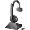 Image de HP Savi 8220 Stereo D2 HS+CHC EMEA-IN - audio (Sans fil, USB-A, USB-C), Casque micro de bureau, Noir