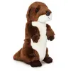 Image de Aurora peluche loutre 20,5 cm marron