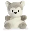 Image de Aurora peluche Palm Pals gris husky 13 cm