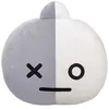 Image de Peluche Modèle Visage de VAN 32cm Ultra-Doux en Polyester Line Friends BT21 Blanc / Gris