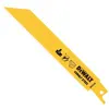 Image de Lame cobalt 152 mm DEWALT pour scies sabre sans fil bois alu - 5 pièces - DT2345