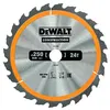 Image de DEWALT DT1956-QZ - Hoja para sierra circular estacionaría 250x30mm 24D ATB +10º