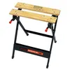 Image de Black and Decker - Etabli portable Workmate® 760 mm charge maxi. 160 kg - WM301 BLACK & DE