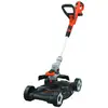 Image de Outil de tonte 3 en 1 sans fil Black+Decker Coupe Bordure, Tondeuse et Dresse Bordure 28cm 18V