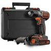 Image de Black&Decker Perceuse visseuse sans fil 18 V lithium-ion Autosense ASD184K