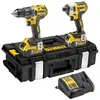 Image de DeWalt - Kit de 2 machines 18V 2x5Ah Li-Ion Perceuse à percussion + visseuse à chocs - DCK266P2