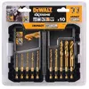 Image de DeWALT DT50050-QZ Jeu de forets à choc Titane 10 pièces