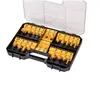 Image de Coffret de 22 fraises de défonceuse - Ø 8 mm - DEWALT - DT90017-QZ
