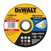 Image de Disque à tronçonner l'inox 125 x 22.2 mm épais.1,6 mm Moyeu plat - DEWALT - DT43906-QZ
