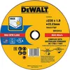 Image de Disque à tronçonner l'inox 230 x 22,2 mm, épaisseur 1.9 mm, moyeu plat - 1 pièce - DEWALT - DT43909-QZ