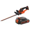 Image de Taille haies sans fil 18V + Batterie lithium 2 Ah lame 50 cm Chargeur Black Decker