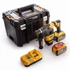 Image de Marteau DEWALT SDS-Plus 3,5J (EPTA) - 54V XR FLEXVOLT - 2 Batteries 9.0 Ah, chargeur, mallette de transport - DCH333X2