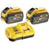 Image de Pack 2 Batteries Xr Flexvolt 18v/54v 9ah/3ah Li-ion