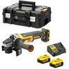 Image de Meuleuse XR 18 V 125 mm + 2 batteries 5 Ah + chargeur + coffret T-STAK DEWALT DCG405P2-QW