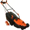 Image de Black & Decker, Tondeuse à gazon, Tondeuse à gazon Blac BEMW471BHQS 1600W largeur de coupe 38cm, bac de ramassage 45L (Fonctionnement sur secteur)