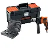 Image de Perceuse à percussion 850W + 32 accessoires Guide de profondeur Poignée BLACK+DECKER BEH850KA32-QS