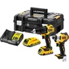 Image de DeWalt, Perceuse + Visseuses sans fil, DCK2062 (Clé à chocs, Perceuse à percussion, Perceuse-visseuse)