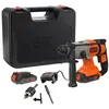 Image de Perforateur burineur à batterie SDS-Plus 18V 2x2.5Ah 1,2J en coffret BCD900E2K Noir