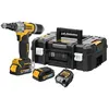 Image de Riveteuse Moteur Brushless XR 18V - 6,4 mm - DEWALT - avec 2 batteries 18V 1.7Ah - chargeur - coffret TSTAK - DCF414E2GT-QW