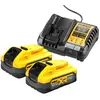 Image de DeWalt, Batterie outillage + chargeur, DCB1104 (18 V)