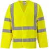Image de Gilet Haute-visibilité Manches Longues C473 Jaune L