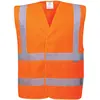 Image de Portwest, Gilet, Gilet de sécurité, orange vif EN ISO 20471 Cl. 2, 100% PL, taille S/M (M, S)