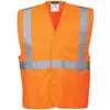 Image de Gilet Haute-visibilité 1 Bande & Baudrier C472 Orange Xxxl