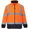 Image de Veste Polaire Haute Visibilité Bicolore F301 Bleu/orange 4xl