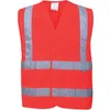 Image de Gilet Haute-visibilité Double Ceinture C470 Rouge L
