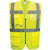 Image de Gilet Haute-visibilité Executive Madrid C496 Jaune M