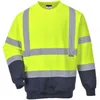 Image de Sweatshirt Haute-visibilité Bicolore B306 Bleu/jaune S
