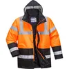 Image de Parka Haute-visibilité Imperméable S467 Noir/orange S